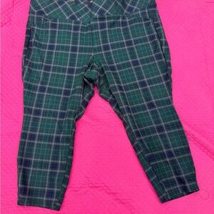 Torrid Green Plaid 3X Joggers